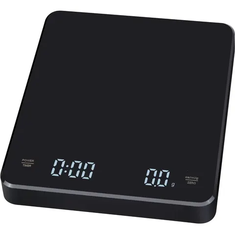 Oplaadbare koffieweegschaal met timer 3 kg / 0,1 g – afbeelding 1
