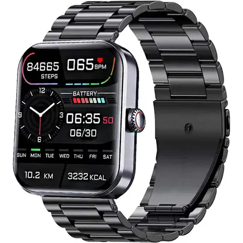 INF Smartwatch mit Herzfrequenz, Schlafmonitor, Körpertemperatur, 50 Sportmodi – Bild 1
