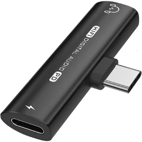 USB-C naar 3,5 mm hoofdtelefoonadapter – afbeelding 1
