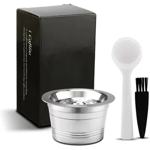 INF Kaffeekapseln Cafissimo Kapseln Nachfüllbarer Kaffeepadhalter Filter – Bild 1