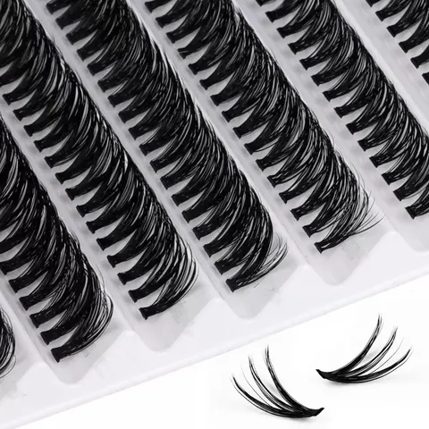 200 Clusters False Eyelashes - Voluminous & Natural Look 0 – image 1