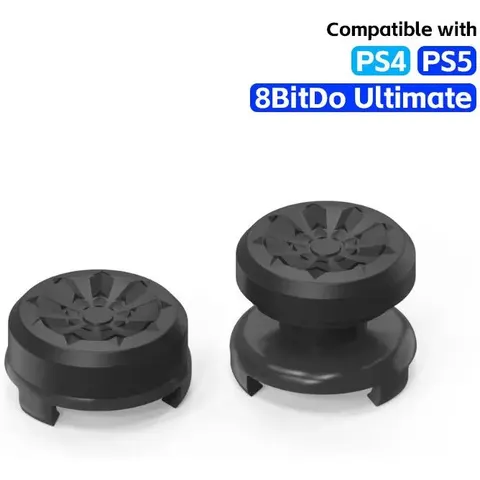INF Joystick-Kappen für PS4/PS5-Controller Schwarz – Bild 1