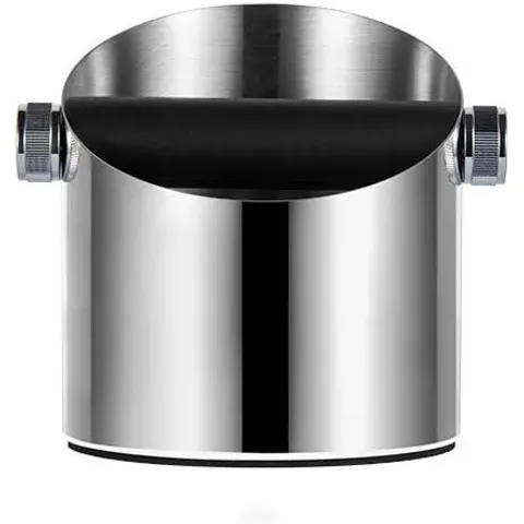 INF Kaffee-Abklopfbehälter aus Stahl – Bild 1