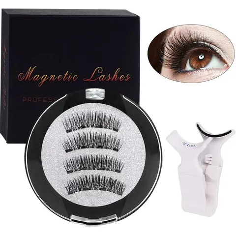 INF Magnetische Wimpern mit Applikator Modell 3 – Bild 1