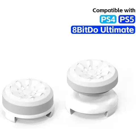 INF Joystick-Kappen für PS4/PS5-Controller Weiß – Bild 1