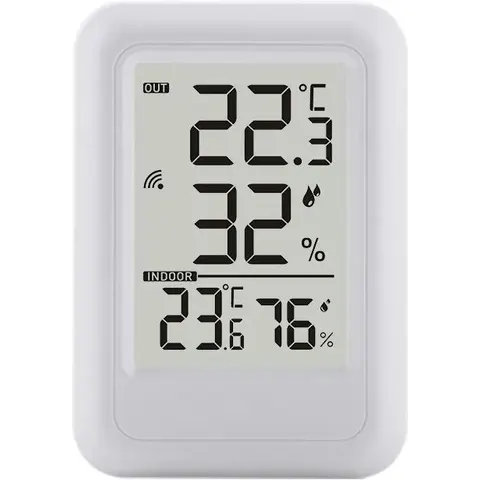 INF Innen- und Außenthermometer-Feuchtigkeitsmesser – Bild 1