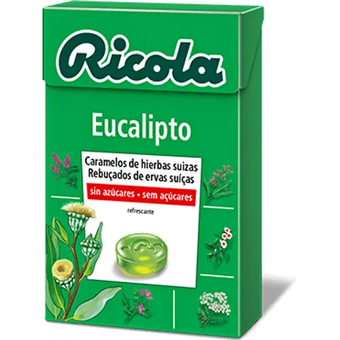 Ricola Caramelo Eucalipto Caja Sin Azúcar – imagen 1
