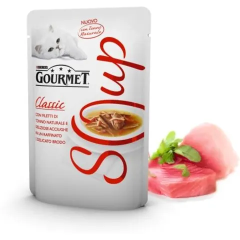 Gourmet Crystal Soup Tonno Acciughe 40GR – immagine 1