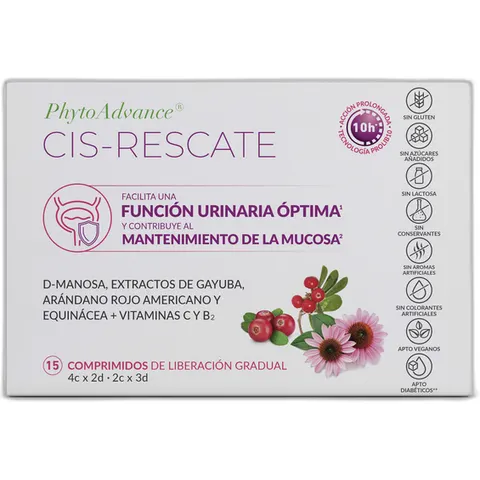 PhytoAdvance Cis-Rescate 15 comp – imagen 1