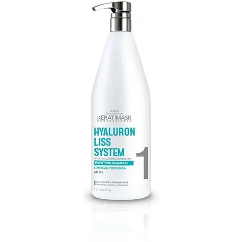 Keratimask Professional Hyaluron Liss System Champú Limpieza – imagen 1
