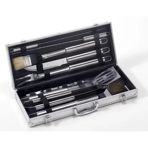 Set attrezzi barbecue Ompagrill 01245 Cromo – immagine 1