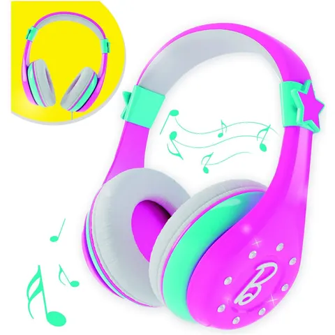 Cuffie microfono bluetooth Lisciani 104451 BARBIE Pink – immagine 1