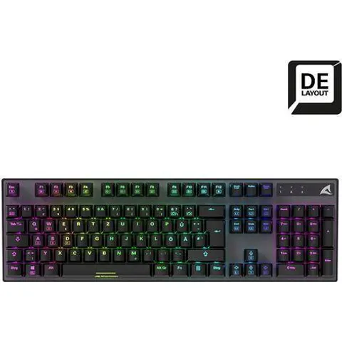 Sharkoon SKILLER SGK20 Red keyboard – Bild 1