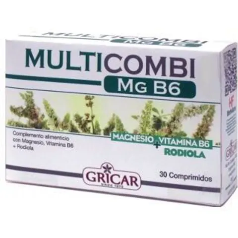 Gricar multicombi magnesio b6 30comp. – imagen 1