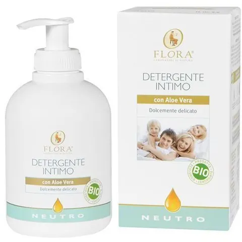 Flora Detergente intimo neutro aloe - 250ml – immagine 1