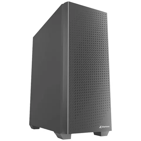 Sharkoon VS9 Midi Tower Zwart – afbeelding 1