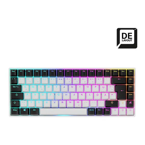 Sharkoon SKILLER SGK50 S3 keyboard – Weiß – Bild 1