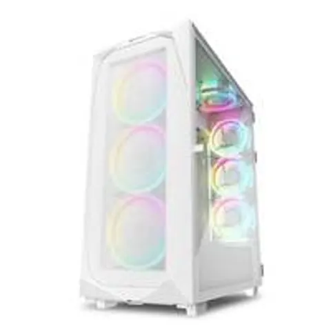 Sharkoon Gehäuse REV300 ATX/E-ATX 2xGlas weiß – Bild 1