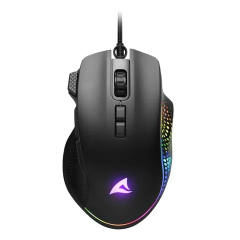 Sharkoon SHARK Force 3 Gaming-Maus, schwarz – Bild 1