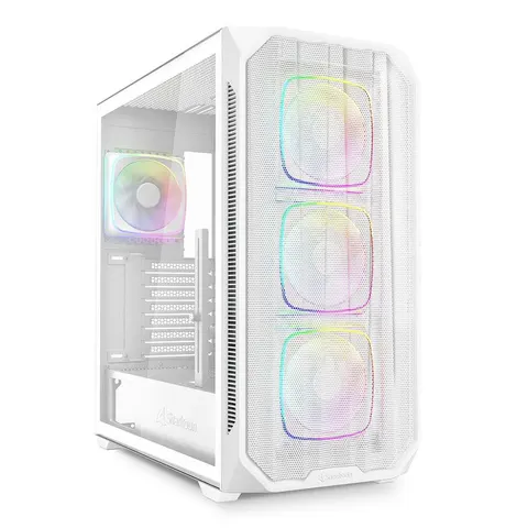Sharkoon AK5M RGB Midi Tower Wit – afbeelding 1