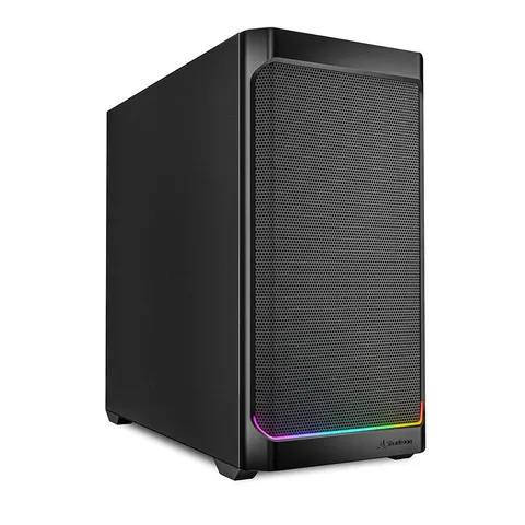 Sharkoon MK4 RGB Strip Micro Tower Zwart – afbeelding 1