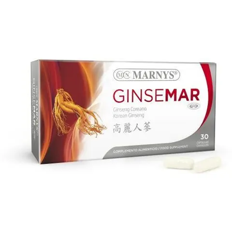 Marnys Ginsemar Ginseng Coreano 30caps – imagen 1