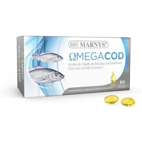 Marnys aceite de higado de bacalao 60perlas – imagen 1
