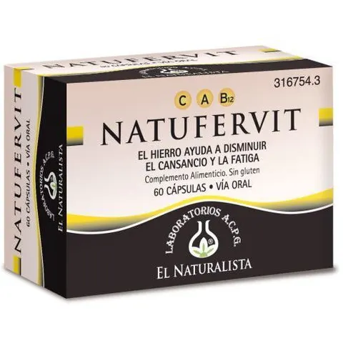 El Naturalista Natufervit 60 caps – imagen 1