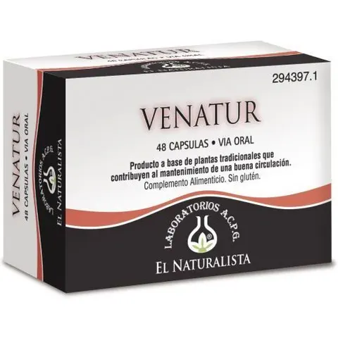 El Naturalista Venatur 48 Cápsulas – imagen 1