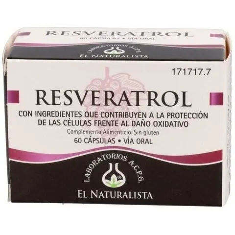 El Naturalista Resveratrol 60cáps – imagen 1