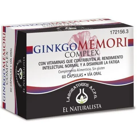 El Naturalista Ginkgo Memori Complex 60caps – imagen 1