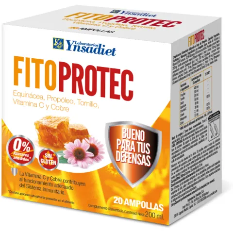 Ynsadiet Fitoprotec 20 Ampollas – imagen 1