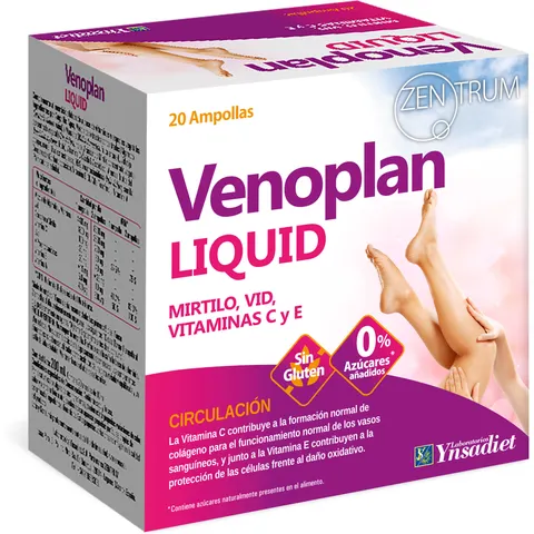 Ynsadiet Venoplan Liquid 20 Ampollas – imagen 1