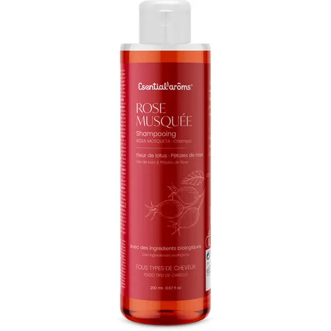 Esential Aroms Champú Rosa Mosqueta 200 ml – imagen 1