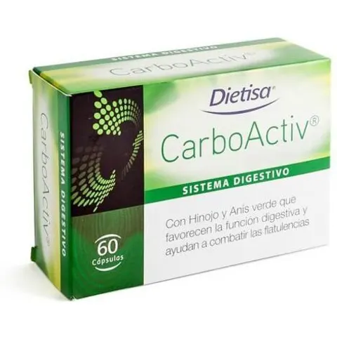 Dietisa Carboactiv 60 cápsulas – imagen 1