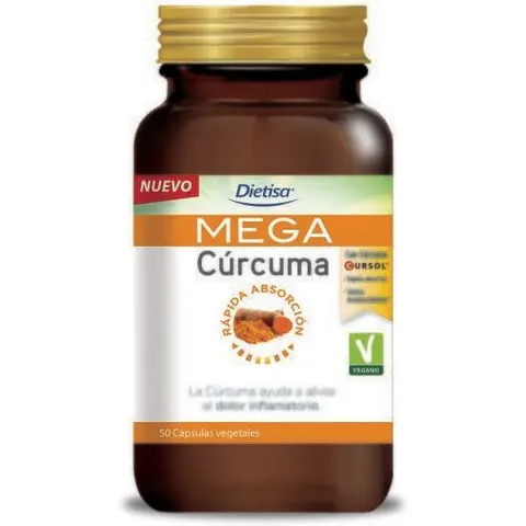 Dietisa mega curcuma 50cap. – imagen 1