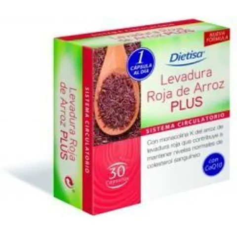 Dietisa levadura roja de arroz plus 60cap. – imagen 1