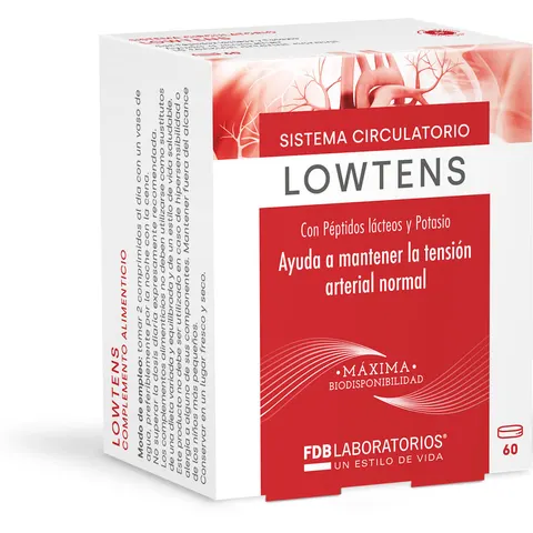 FDB Laboratorios Lowtens Péptidos Lácticos 60 Comprimidos – imagen 1