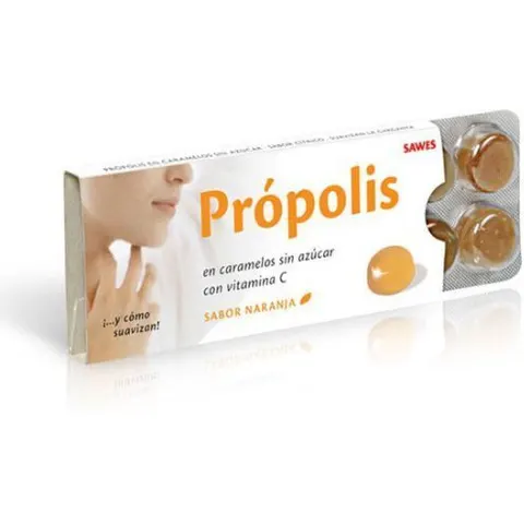 Sawes Caramelo Propolis Naranja Blister 22 gr – imagen 1