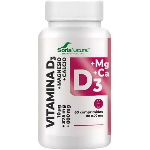 Soria Natural Vitamina D3+Mg 60 Comprimidos Lib Sostenida – imagen 1