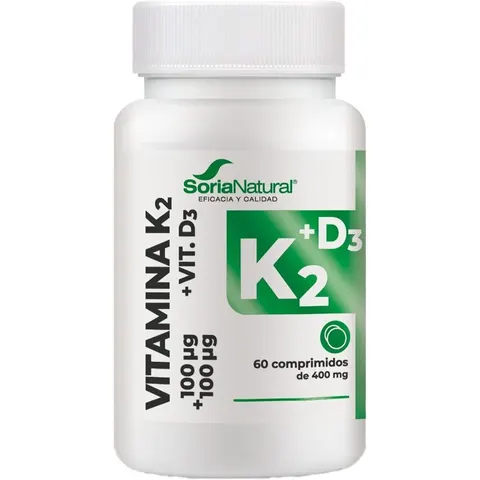 Soria Natural Vitamina K2 + D3 60 Tabs – imagen 1
