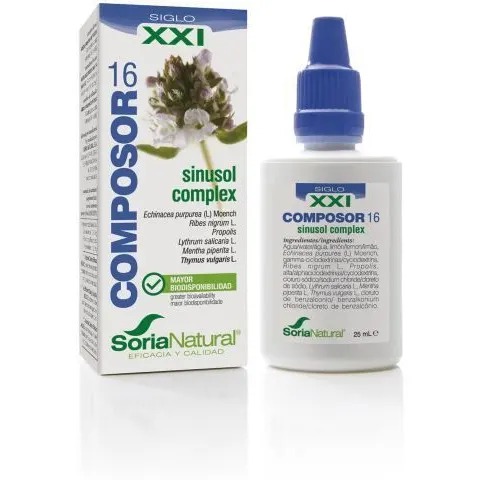 Soria natural composor 16 sinusol complex xxi 25ml. – imagen 1