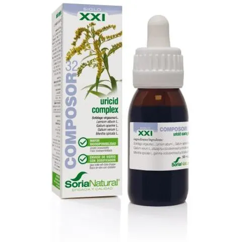 Soria natural composor 32 uricid complex xxi 50ml. – imagen 1