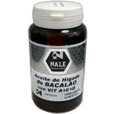 Nale Aceite de Hígado de Bacalao 100 Perlas – imagen 1