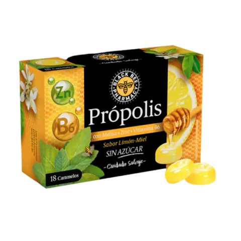 Black Bee Pharmacy Caramelos Própolis 18 Gummies – imagen 1