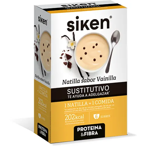 Siken Natilla Vainilla 6 sobres – imagen 1