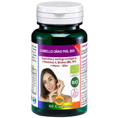 Robis Cabello Uñas Piel Bio 60 Caps – imagen 1
