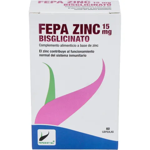 Fepadiet fepa-zinc 15mg. 60cap. – imagen 1