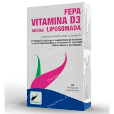 Fepadiet fepa vitamina d3 liposomada 400ui 40cap. – imagen 1
