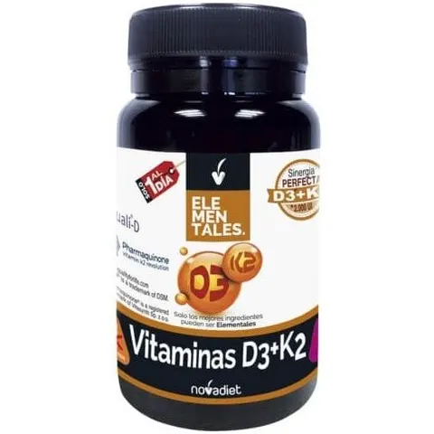 Novadiet Vitamina D3+K2 60 Caps – imagen 1